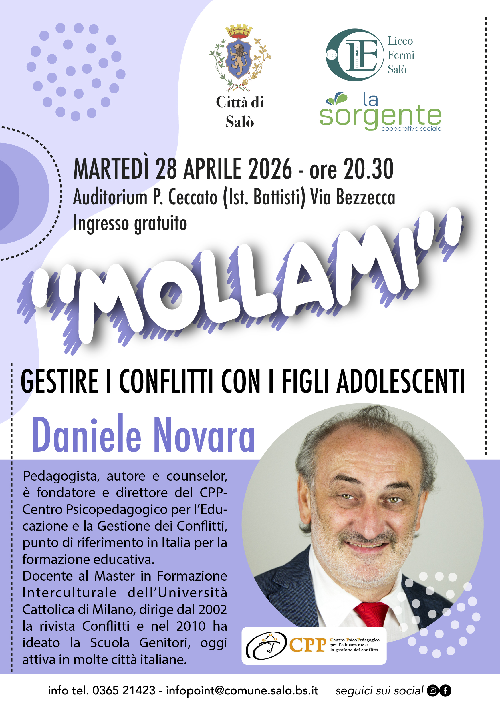 Daniele Novara: �MOLLAMI�